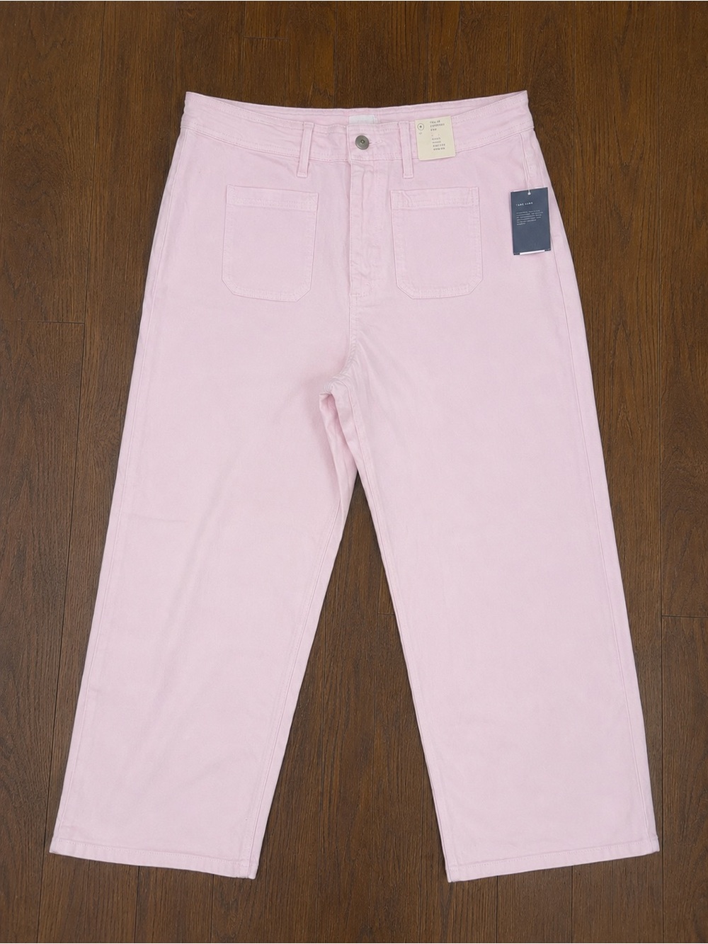 Universal Thread High Rise Wide Leg Jeans in Light Pink Sz 16